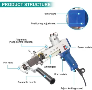 ShaSha Tufting Elektrisch tuftpistool