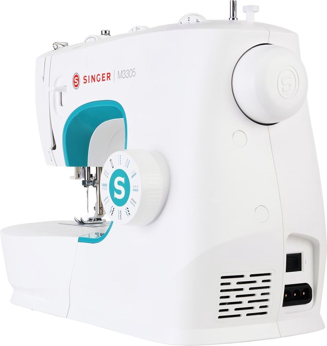 Wat vinden we goed aan de Singer M3305 Naaimachine Wit/Groen