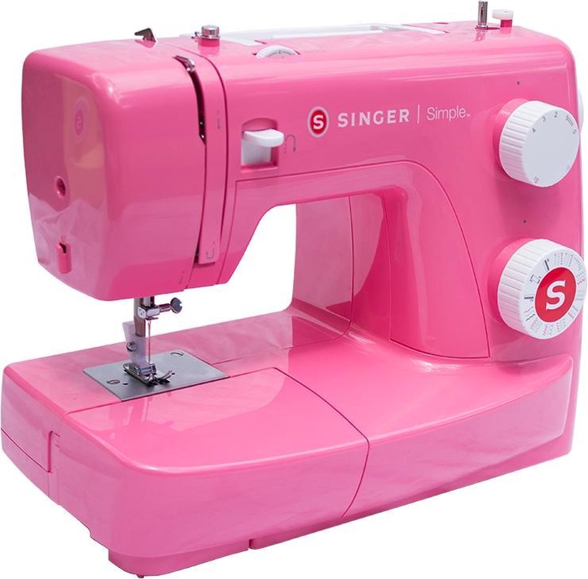 Wat vinden we goed aan de Singer Simple 3223 Naaimachine Roze