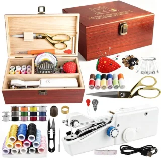 SnelShoppen - Mini handnaaimachine set