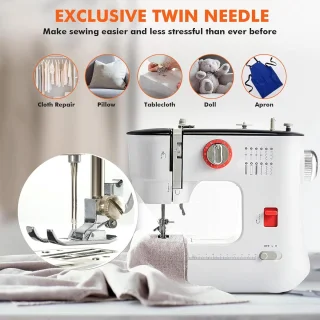 SnelShoppen portable elektrische naaimachine voor beginners