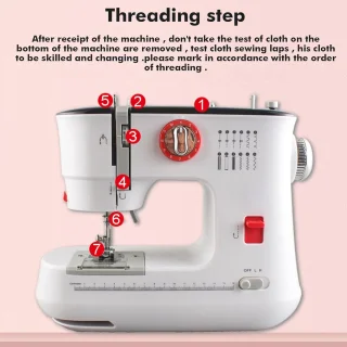 SnelShoppen portable elektrische naaimachine voor beginners