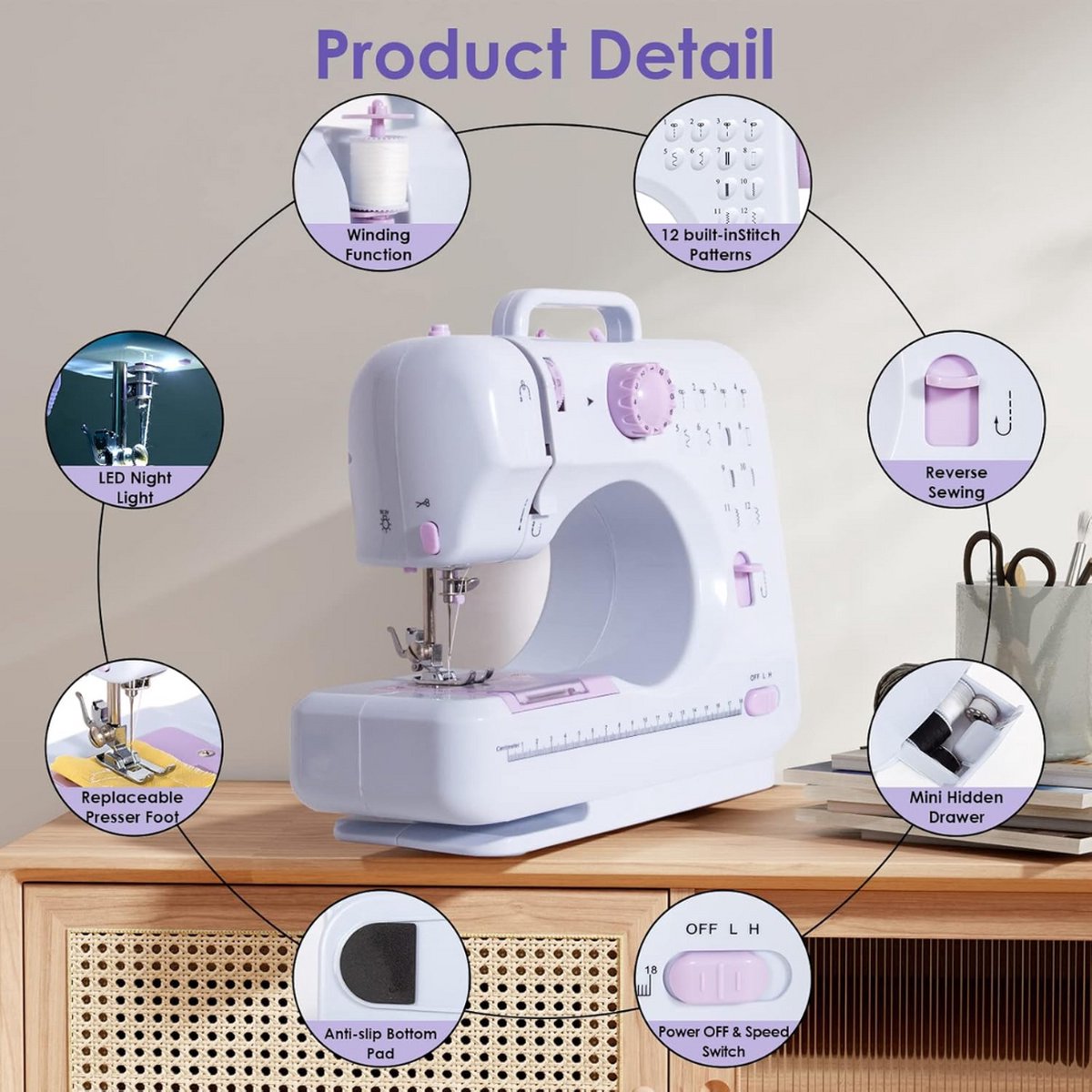 Solacis Mini Handnaaimachine