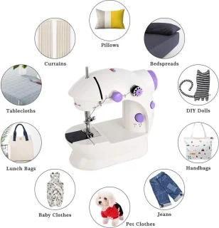 Soroh® Kleine Reisnaaimachine Met Voetpedaal