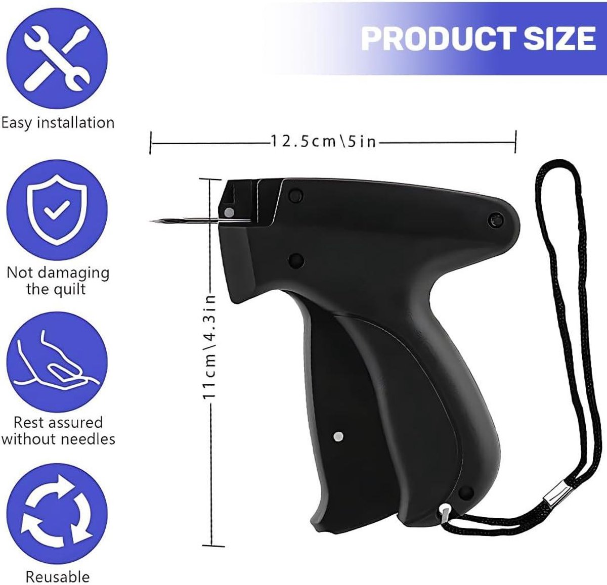 Stitchs Quick Fixer Handnaaimachine voor kleding