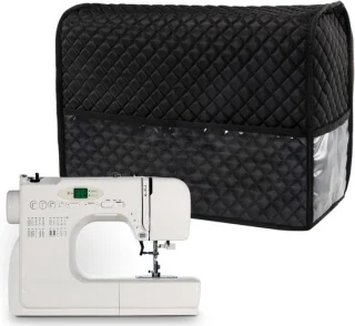 Stofhoes naaimachine 43 x 18 x 31 cm zwart