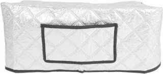 Stofhoes naaimachine 60 x 27 x 255 cm zilver
