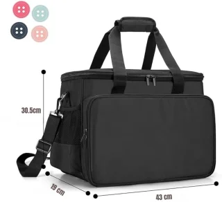 Thuys Mini Naaimachine Tas Zwart