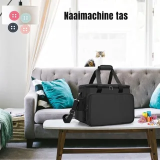 Thuys Mini Naaimachine Tas Zwart