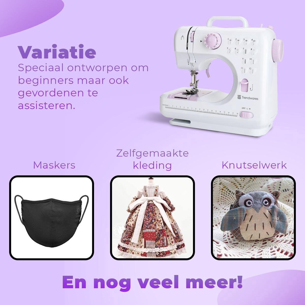 Trendwares Naaimachine SM-505 inclusief Opbergtas