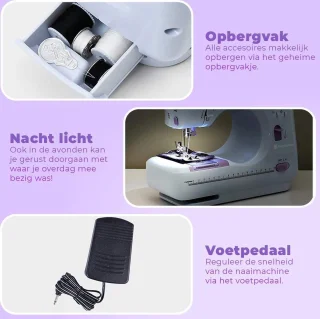 Trendwares Naaimachine SM-505 inclusief Opbergtas