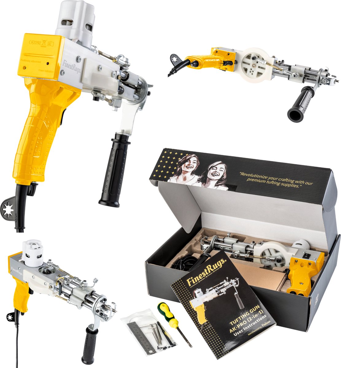 Tuftgun AK-DUO PRO Tufting Gun Starter Kit