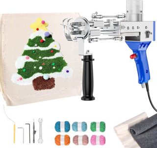 Tuftinggun - Borduur- en naaimachine (Zwart/Blauw) review