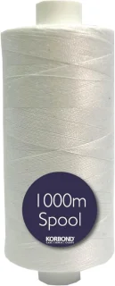 Universeel naaigaren polyester hand en machine 1000m wit