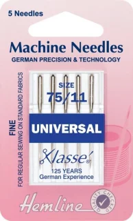 Universele naaimachinenaalden - 5 stuks