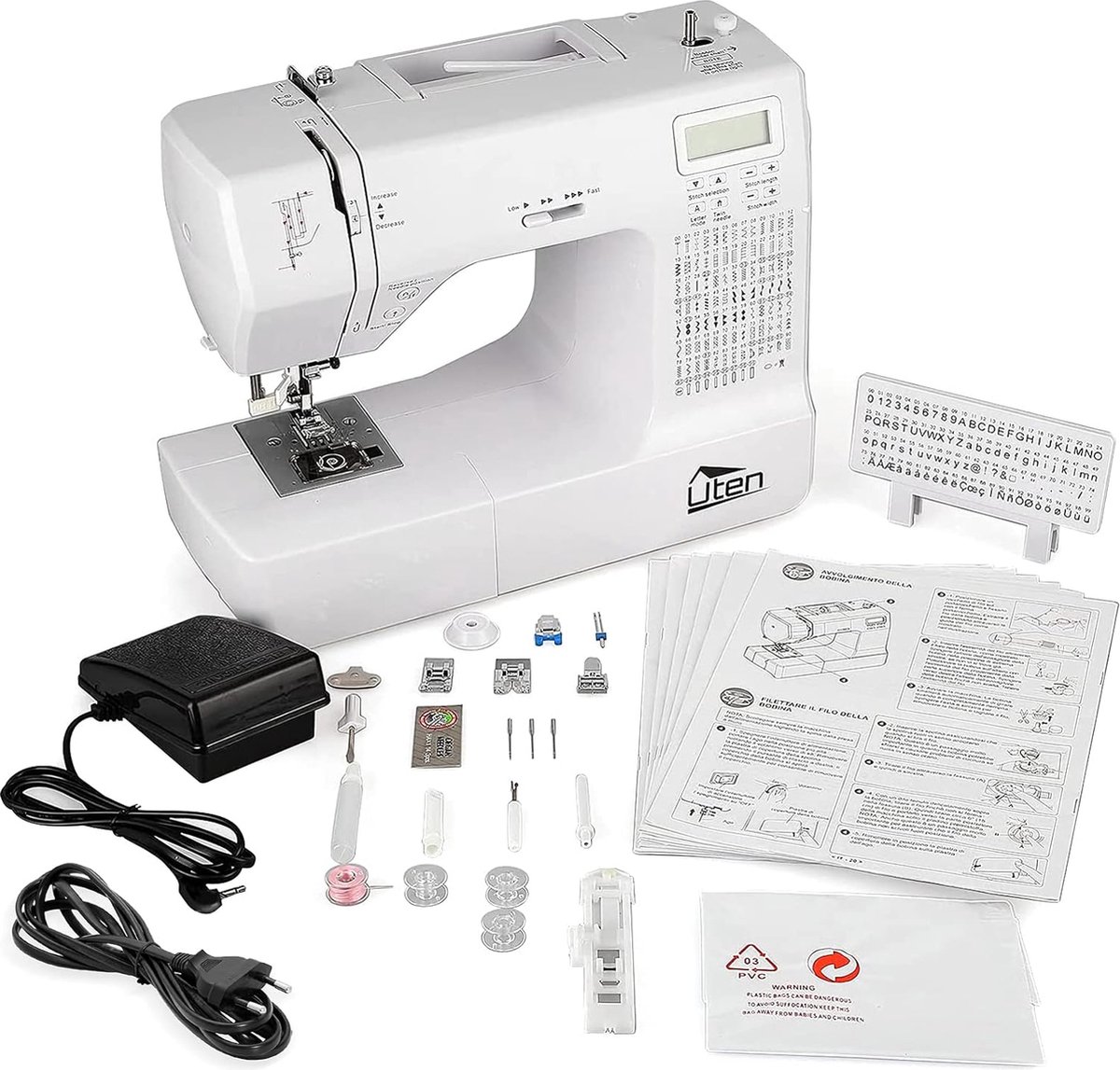Uten 2685A Elektronische Naaimachine Vrije Arm