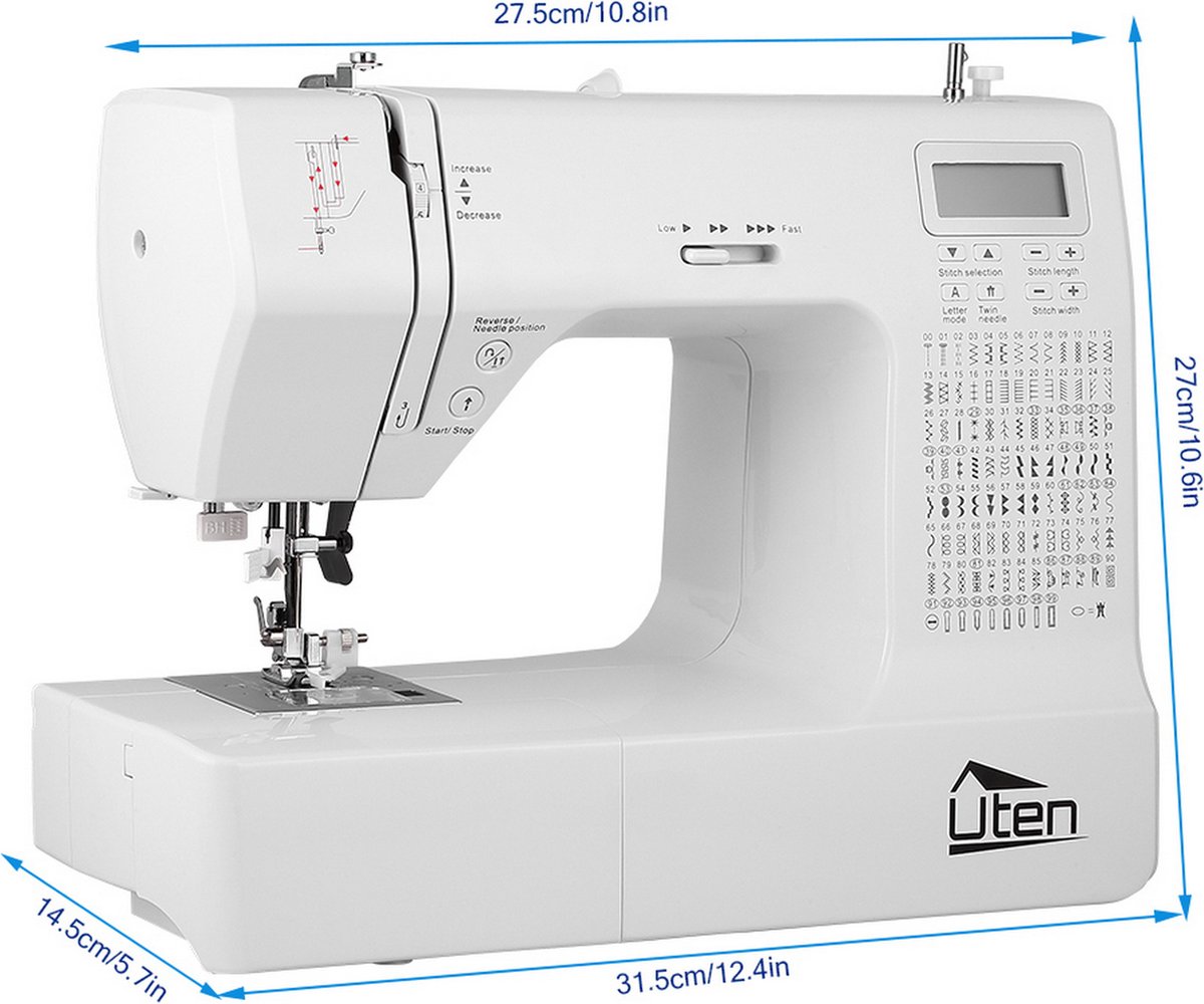 Uten 2685A Elektronische Naaimachine Vrije Arm