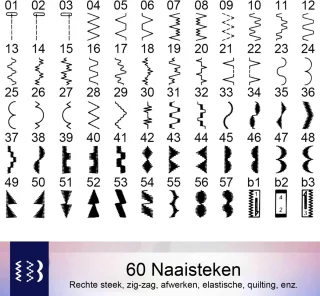 Uten Elektronische Naaimachine 2200 Vrije Arm