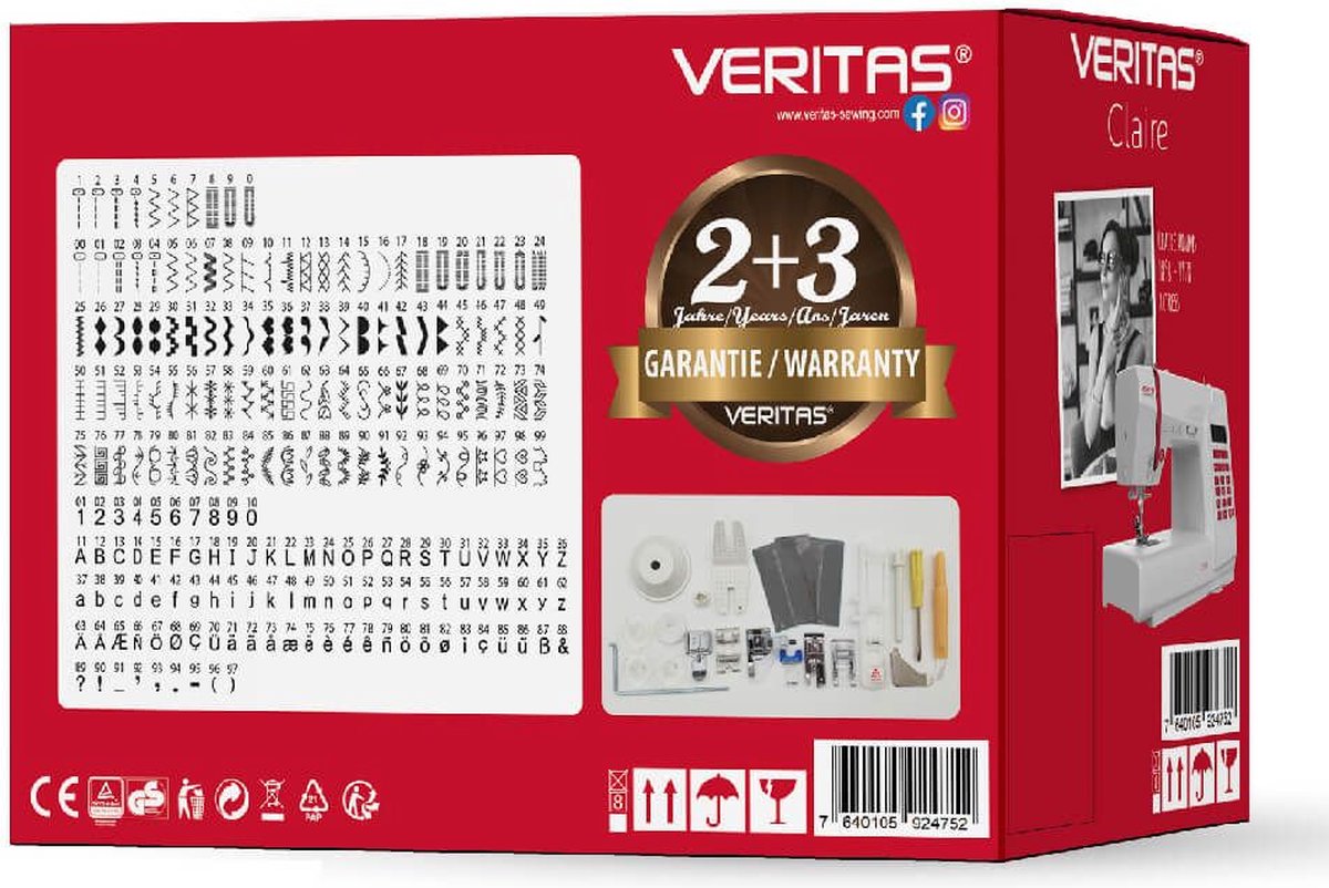 Veritas Claire naaimachine automatisch