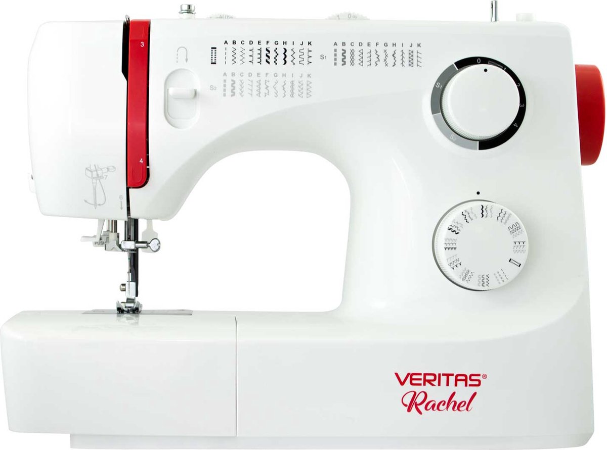 De Veritas Rachel naaimachine machinaal in één oogopslag