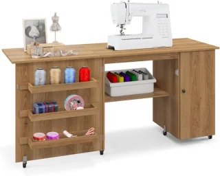 Zetkast met wielen - naaikast hobbytafel