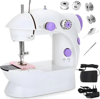 ZRNS® Handnaaimachine - Draaibare Naaiset - Compacte Naaimachine - 230 V - 2 Snelheden
