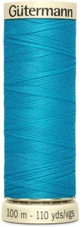 Zwart polyester naaigaren - 100 m