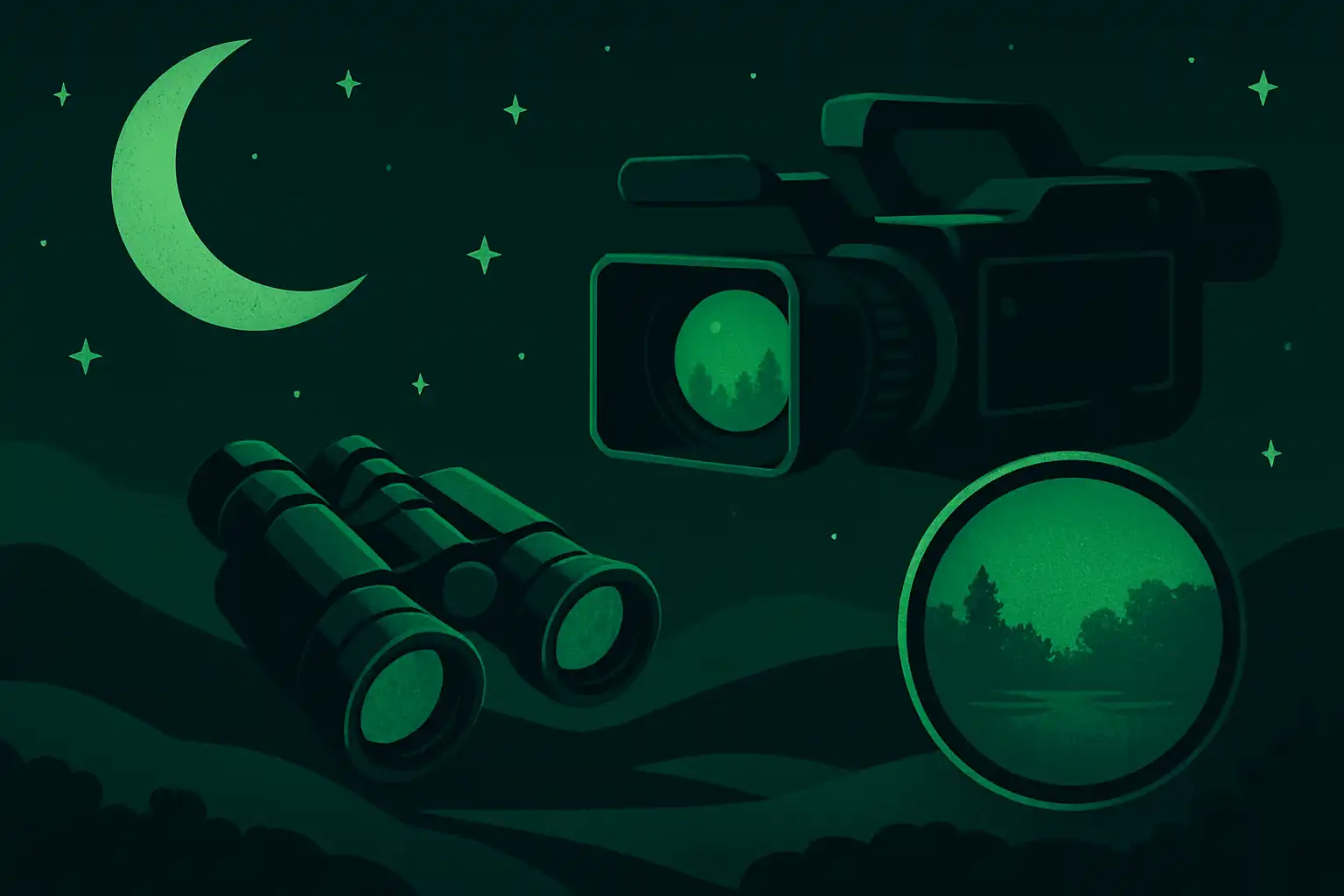 Bioscoopwaardige nachtopnames met je nachtkijker: zo film je indrukwekkende beelden zonder extra verlichting