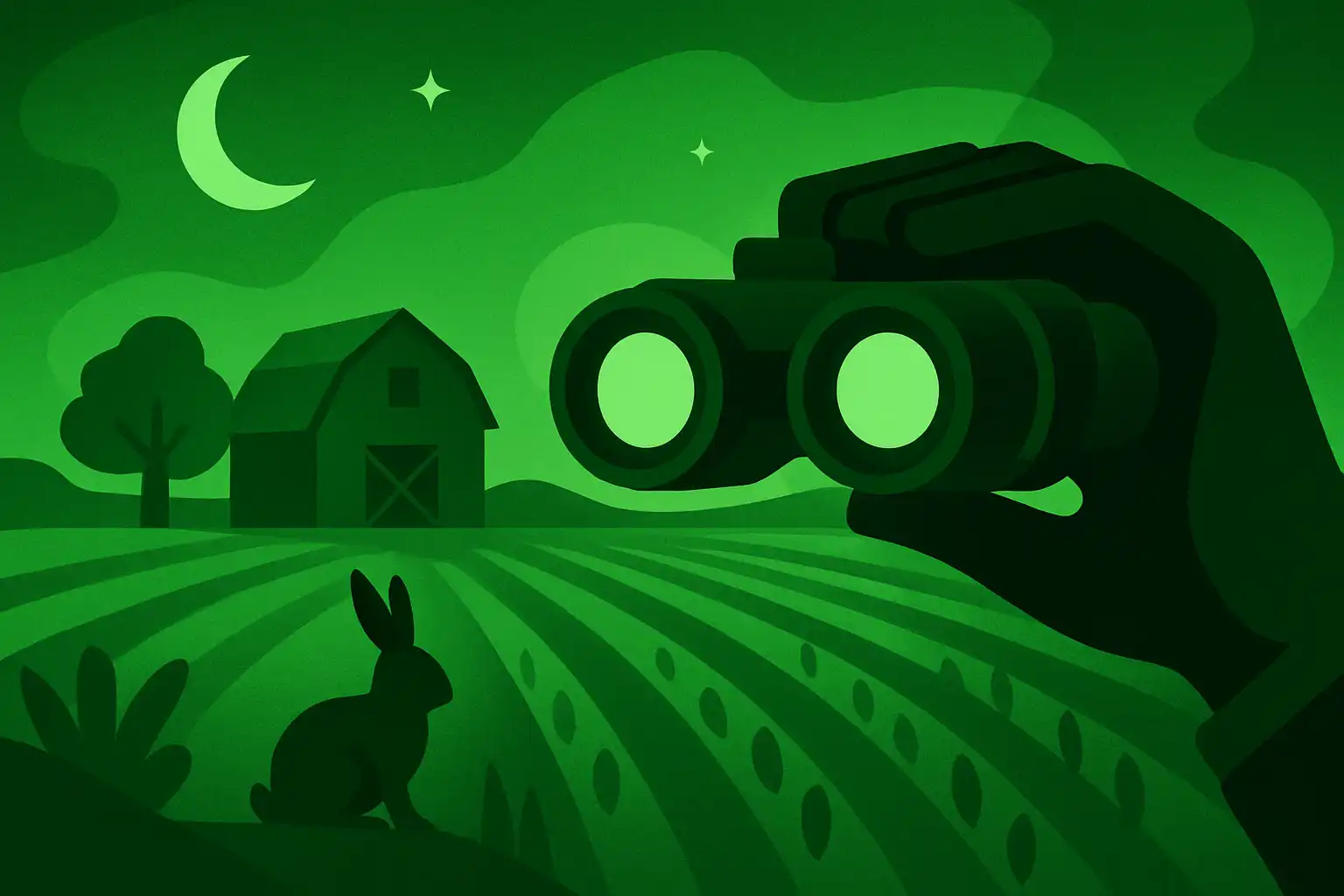 Nachtkijkers op de boerderij: zo helpen ze bij plaagbestrijding en gewasmonitoring