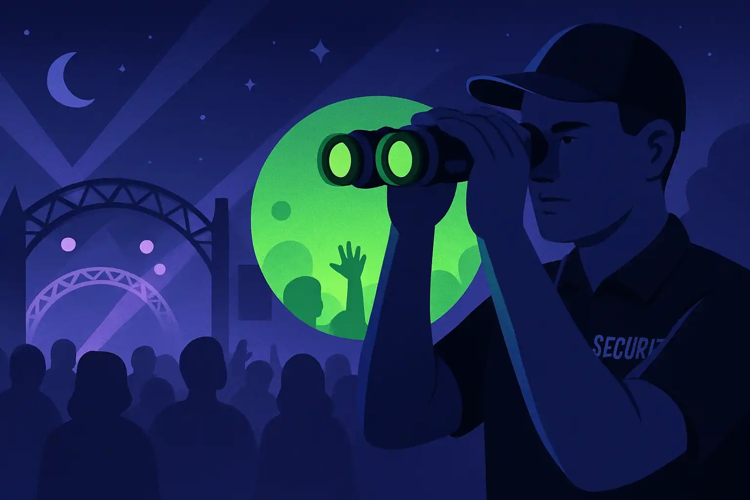 Nachtkijkers op festivals: zo verhoog je veiligheid zonder bezoekers te storen
