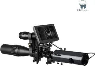 LifeStages - Nachtkijker - 850nm Infrarood Digitale LED IR Nachtzicht Camera's Nachtzicht Bril Met 4.3 Inch Scherm Voor Buiten Jacht Apparaat