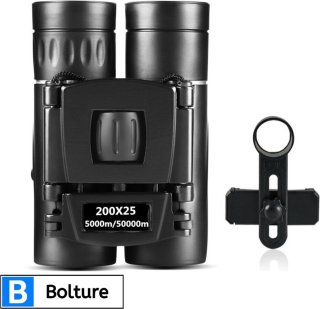 De Bolture Verrekijker met Nachtzicht - Nachtkijker - Verrekijker voor Volwassene - Nachtkijker Verrekijker - Telefoonhouder in één oogopslag