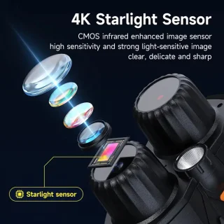 Night vision 4K Verrekijker- Nacht- nachtkijker – Verrekijker - nachtkijker met infrarood - 800m