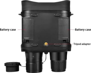 Nachtkijker Met Infrarood - Luxe Verrekijker Met Nachtzicht Dag & Nacht - Night Vision Goggles Bril + SD Kaart - Nachtkijker - Zwart