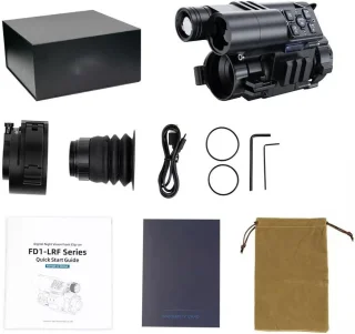 Nachtkijker Monoculair met Nachtzicht – 2K HD Sensor – Video-opname – Wifi Verbinding – Infrarood 850nm & 940nm – Waterdicht IP67 – OLED Scherm – Digitale Nachtkijkers voor Jacht, Observatie & Beveiliging