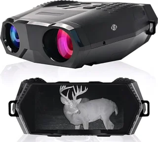 Equivera Nachtkijker - Nachtkijker Digitaal - Nachtkijker Met Infrarood - Nachtkijker Warmtebeeld - Verrekijker - Verrekijker Met Nachtzicht - Nacht Kijker - Nightvision - Nachtkijker Verrekijker - Verrekijker Voor Volwassene