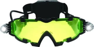 Nachtkijker met intrekbare LED-lampjes en verstelbare elastieken - Groen getint glas -Nachtkijker