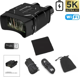 Nachtkijker - Nachtkijker Met Infrarood - Nachtkijker Warmtebeeld - 5K UHD - Ondersteunt WIFI