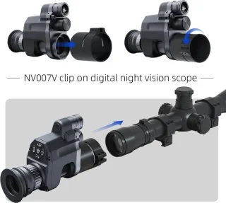 Equivera Nachtkijker - Nachtkijker Digitaal - Nachtkijker Met Infrarood - Nachtkijker Warmtebeeld - Verrekijker - Verrekijker Met Nachtzicht - Nacht Kijker - Nightvision - Nachtkijker Verrekijker - Verrekijker Voor Volwassene