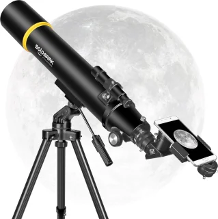 Professionele refractortelescoop voor volwassenen - Astronomie 80 mm diafragma 900 mm - Compact en draagbaar met draagtas Nachtkijker