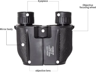 Waterdichte Verrekijker Hoge Scherpe Vergroting Krachtige Professionele Telescoop HD Glazen Draagbare Nachtkijker Ook Bruikbaar Perfect Voor Reizen Vakantie Natuur Bezichtigen