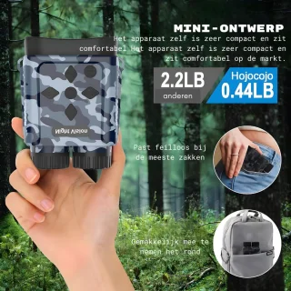 Nachtkijker - Verrekijker - Infrarood - LCD-Display - 8x Digitale Zoom - 32GB - 1080p HD - Zwart