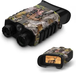 Nachtkijker Verrekijker 500m - Full Colour Nachtzicht - 4x Optische Zoom - 8x Digitale Zoom - 5200mAh Oplaadbare Batterij - Digitale Nachtzichtkijker - Vogelobservatie - Jacht - Outdoor Avontuur