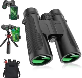 12X42 Waterdichte Verrekijker met Smartphone Adapter - Robuust Model