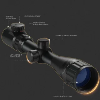 Wat vinden we goed aan de 4-16x40 AOE nachtkijker met montuur
