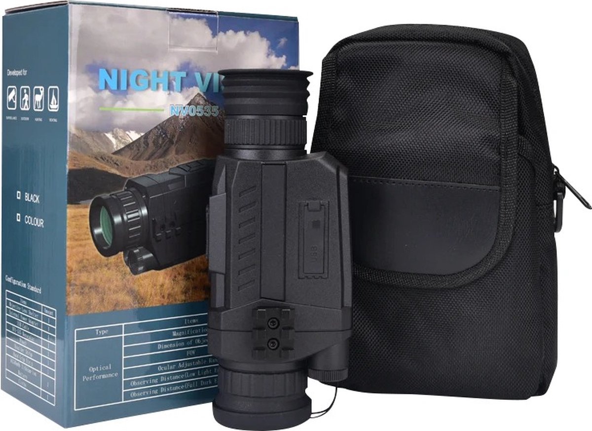 Wat vinden we goed aan de Ariqo Monoculaire Nachtkijker Zwart