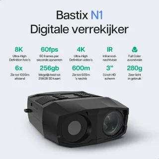 Bastix N1 Digitale Verrekijker met Camera 8K Ultra HD