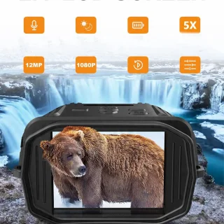 Bedee Nachtkijker IR-Spot HD 1080p 5x Zoom Zwart
