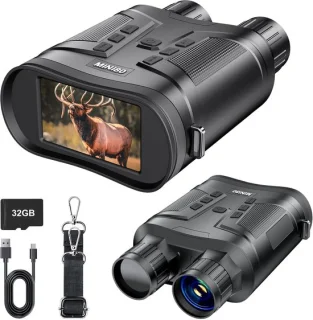 Digitale nachtkijker verrekijker camera zwart