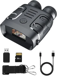 Gloovon 2.5K Nachtkijker Verrekijker Zwart